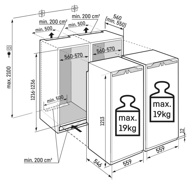 Встраиваемый холодильник Liebherr IXRF 4155-22 001