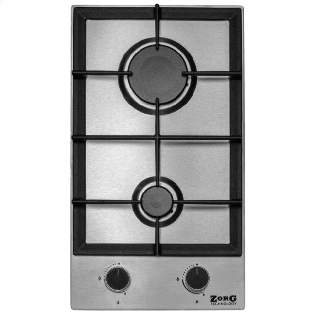Встраиваемая газовая варочная панель ZorG BL DOMINO inox