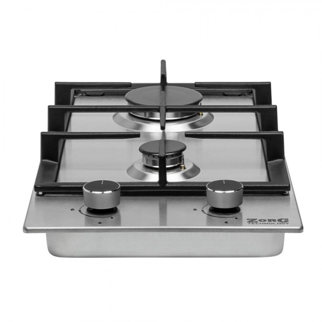 Встраиваемая газовая варочная панель ZorG BL DOMINO inox