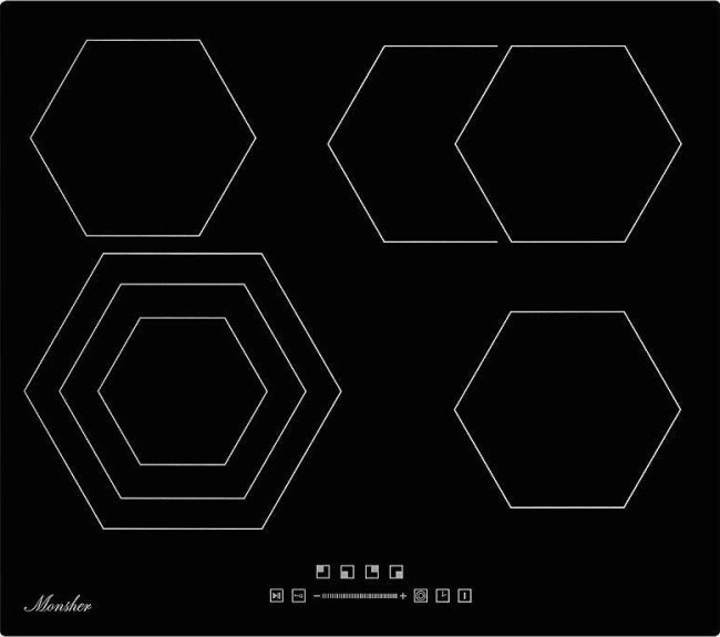 Встраиваемая электрическая варочная панель Monsher MHE 6019