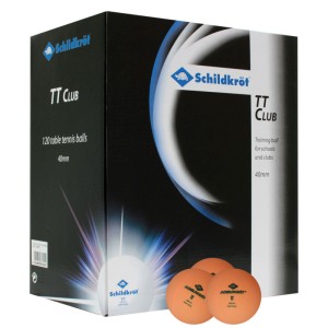 Мячи для настольного тенниса Donic 2T-Club оранжевый (120 шт)