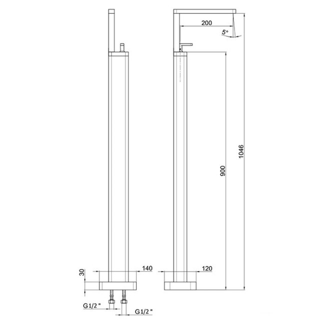 Смеситель для раковины Webert Living LV832101560