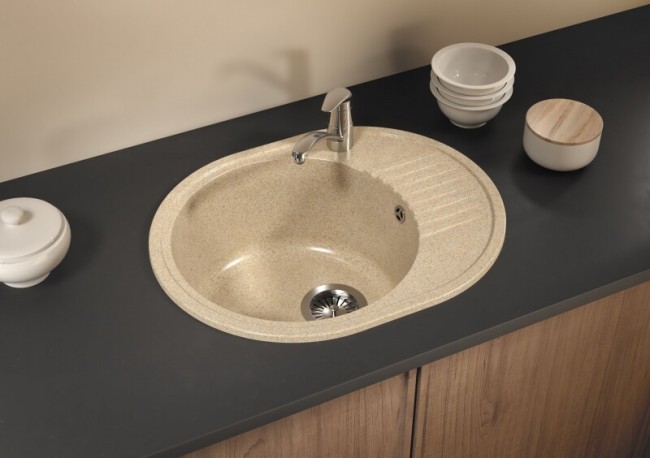 Кухонная мойка Polygran F-22-307 терракот Кухонная мойка Polygran F-22-307 терракот