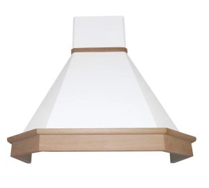 Каминная вытяжка Elikor Камин Грань 90 бежевый/дуб