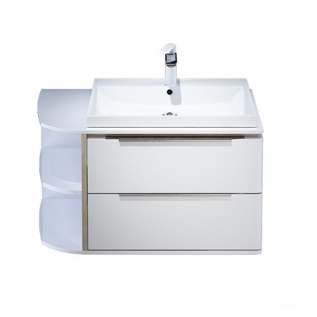 Тумба с умывальником Iddis Calipso CAL80W0i95 белый/под дерево Тумба с умывальником Iddis Calipso CAL80W0i95 белый/под дерево