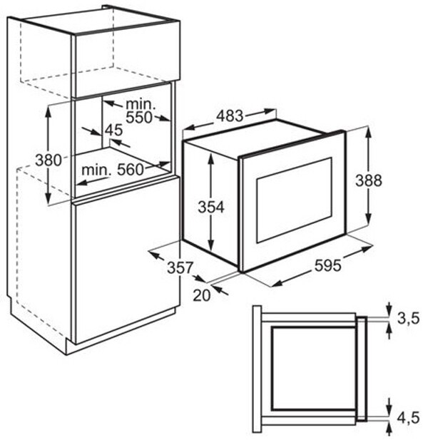 Встраиваемая микроволновая печь Electrolux LMS4253TMX