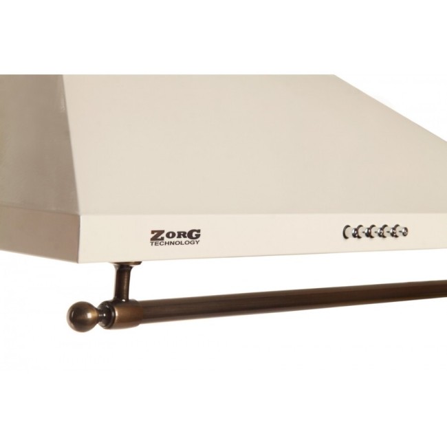 Каминная вытяжка ZorG Allegro B 1000 60 бежевый/релинг бронза