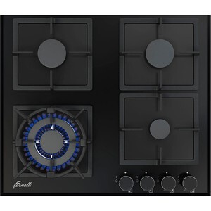 Встраиваемая газовая варочная панель Fornelli PGA 60 Quadro BL Встраиваемая газовая варочная панель Fornelli PGA 60 Quadro BL