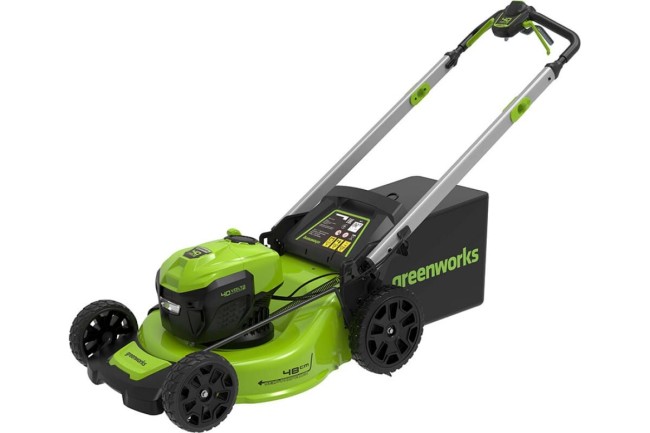 Газонокосилка аккумуляторная GreenWorks GD40LM48SPK4 Газонокосилка аккумуляторная GreenWorks GD40LM48SPK4