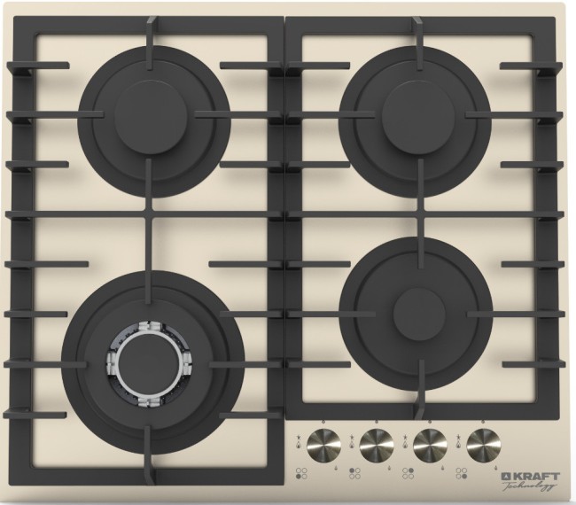 Встраиваемая газовая варочная панель Kraft Technology TCH-HV6176BGG
