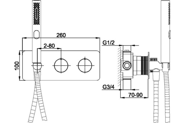 Смеситель для ванны Allen Brau 5.33009-31 Смеситель для ванны Allen Brau 5.33009-31