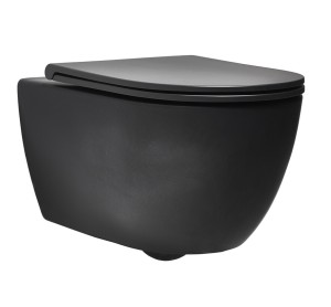 Унитаз подвесной Simas Trevi TR18 black matt