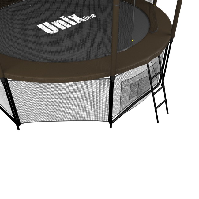 Батут Unix Line 8 ft inside black/brown