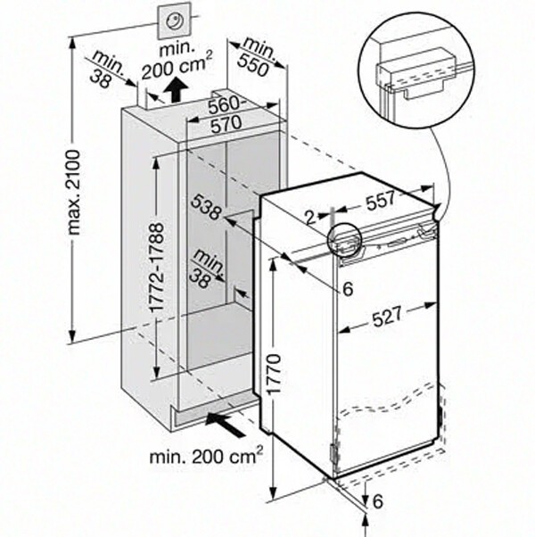 Встраиваемая морозильная камера Liebherr IGN 3556