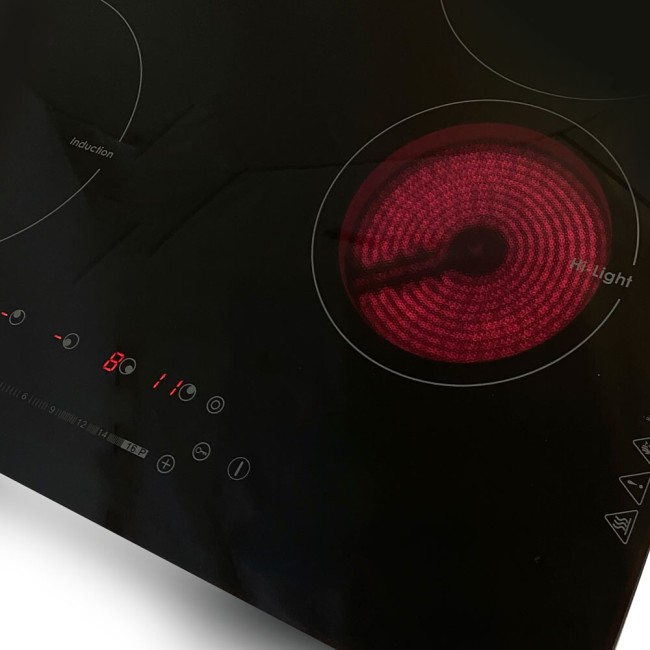 Встраиваемая комбинированная варочная панель Ginzzu HCI-478 Встраиваемая комбинированная варочная панель Ginzzu HCI-478