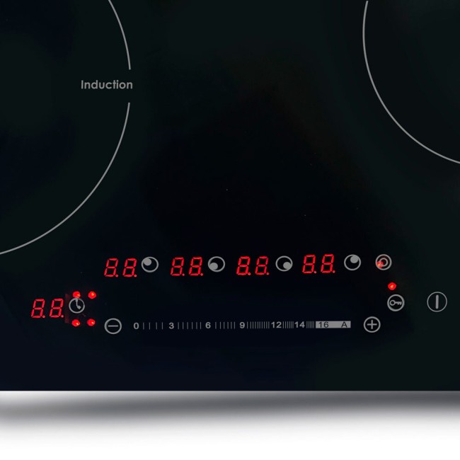 Встраиваемая комбинированная варочная панель Ginzzu HCI-478 Встраиваемая комбинированная варочная панель Ginzzu HCI-478