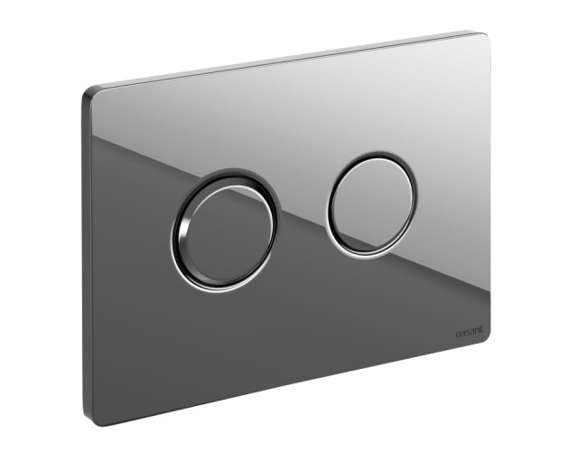 Клавиша смыва Cersanit ACCENTO CIRCLE (P-BU-ACN-CIR-PN/Cg)