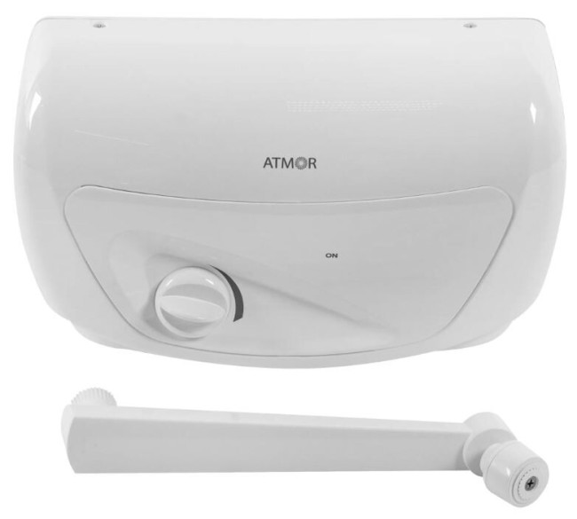 Водонагреватель проточный Atmor Classic 501 3.5 кран