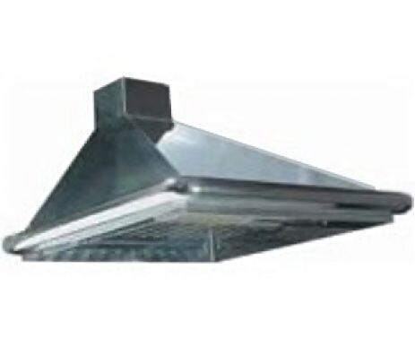 Каминная вытяжка Elikor Сатурн 50 алюминий/металл/хром