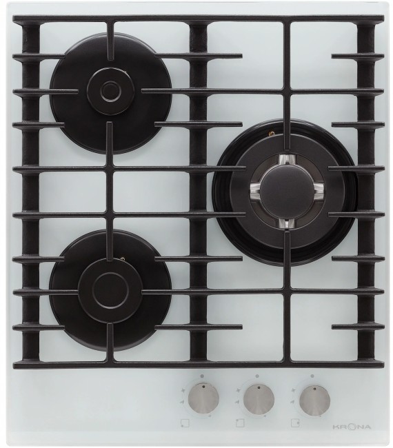 Встраиваемая газовая варочная панель Krona Hagel 45 WH W Встраиваемая газовая варочная панель Krona Hagel 45 WH W