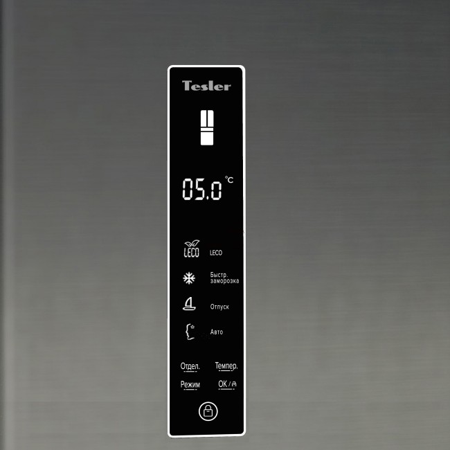 Холодильник Tesler RFD-430I GRAPHITE