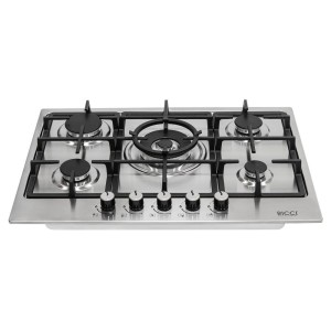 Встраиваемая газовая варочная панель Ricci RGN-EL5008IX