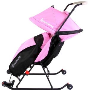 Санки-коляска Дэми 7060 сиреневый