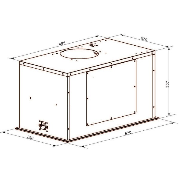 Встраиваемая вытяжка Lex GS Glass 600 White