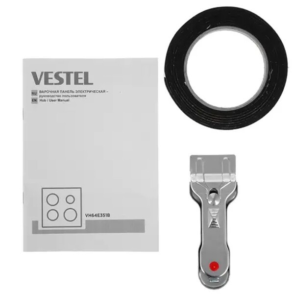 Встраиваемая электрическая варочная панель Vestel VH64E351B Встраиваемая электрическая варочная панель Vestel VH64E351B