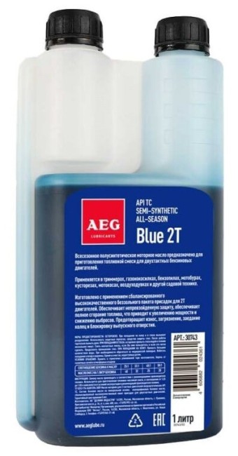Масло Aeg SEMI SINTETIC TC 1л (30743) Масло Aeg SEMI SINTETIC TC 1л (30743)