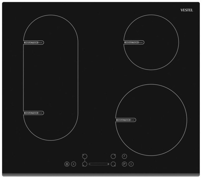 Встраиваемая индукционная варочная панель Vestel VHI64371B