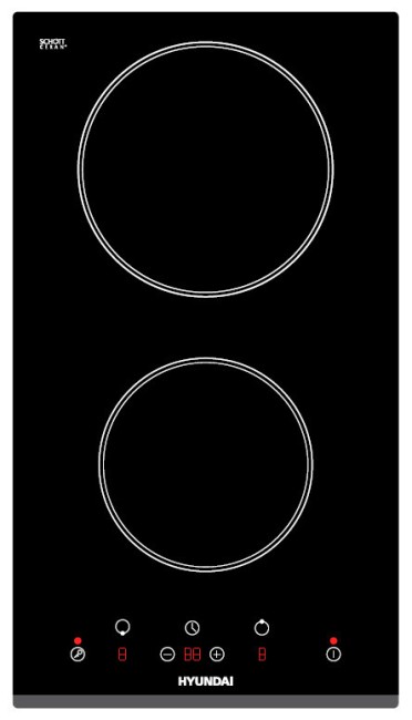Встраиваемая индукционная варочная панель Hyundai HHI 3770 BG Встраиваемая индукционная варочная панель Hyundai HHI 3770 BG