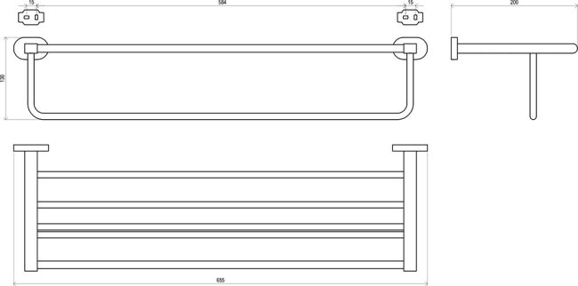 Полотенцедержатель Ravak CR 330.00 (X07P194) Полотенцедержатель Ravak CR 330.00 (X07P194)