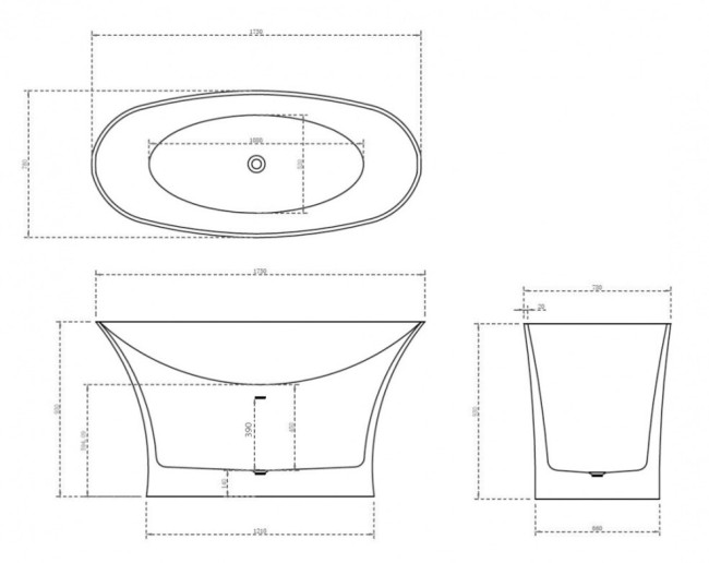 Акриловая ванна Abber AB9250 Акриловая ванна Abber AB9250