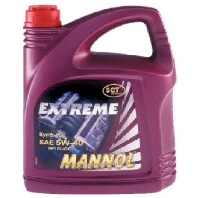 Масло синтетическое Mannol Extreme Sae 5W-40 4 л Масло синтетическое Mannol Extreme Sae 5W-40 4 л