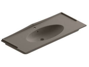 Раковина для тумбы Berloni Bagno QUADRA VINTAGE (LAVQAVINCXR58187) Malta opaco