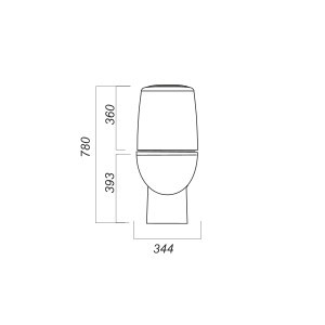 Унитаз-компакт Sanita Luxe BSTSLCC04020522 Унитаз-компакт Sanita Luxe BSTSLCC04020522
