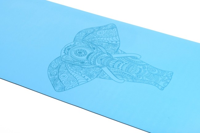 Коврик для йоги INEX Yoga PU Mat 185 x 68 x 0,4 см, бирюзовый
