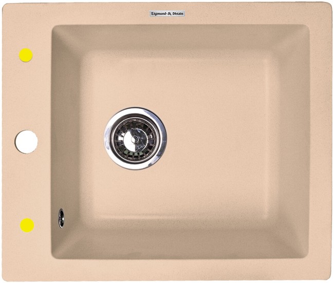 Кухонная мойка Zigmund & Shtain Platz 425 топленое молоко