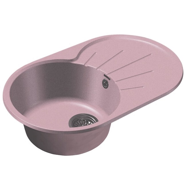 Кухонная мойка GranFest Rondo GF-R750L светло-розовый Кухонная мойка GranFest Rondo GF-R750L светло-розовый