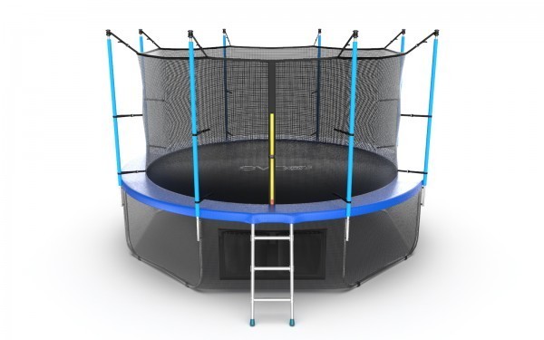 Батут Evo Jump Internal 12ft Blue Lowernet + сетка