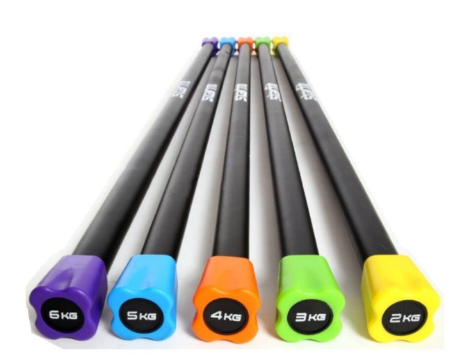 Бодибар Starfit BB-301 6 кг черный/фиолетовый Бодибар Starfit BB-301 6 кг черный/фиолетовый