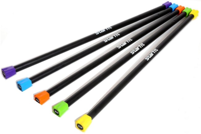 Бодибар Starfit BB-301 6 кг черный/фиолетовый Бодибар Starfit BB-301 6 кг черный/фиолетовый