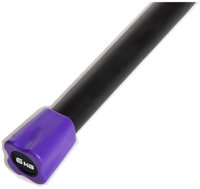 Бодибар Starfit BB-301 6 кг черный/фиолетовый Бодибар Starfit BB-301 6 кг черный/фиолетовый