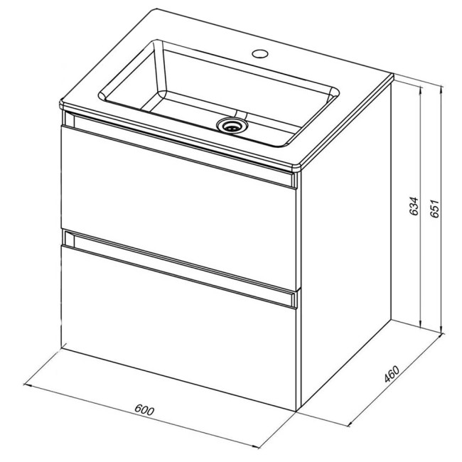 Тумба ALLEN BRAU ECLIPSE 61, papyrus white matt (1.E1001.PWM) Тумба ALLEN BRAU ECLIPSE 61, papyrus white matt (1.E1001.PWM)