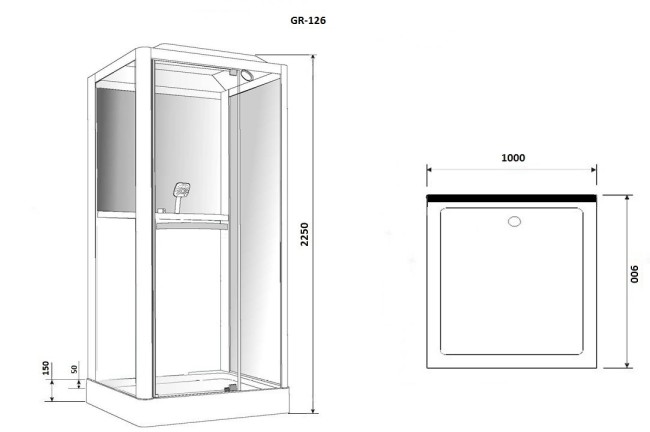 Душевая кабина Grossman GR126