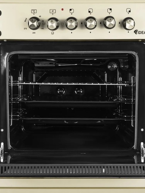 Газовая плита Ideal L155 ГК молочный