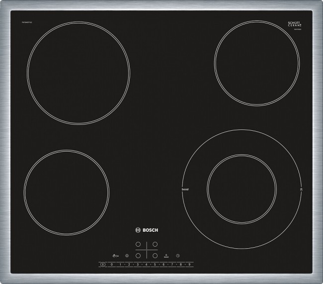 Встраиваемая электрическая варочная панель Bosch PKE645FP1E Встраиваемая электрическая варочная панель Bosch PKE645FP1E