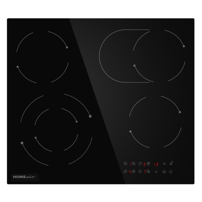 Встраиваемая электрическая варочная панель HOMSair HVC64SMDBK