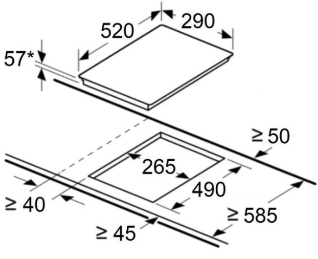 Встраиваемая индукционная варочная панель Maunfeld CVI292S2FMBL Lux